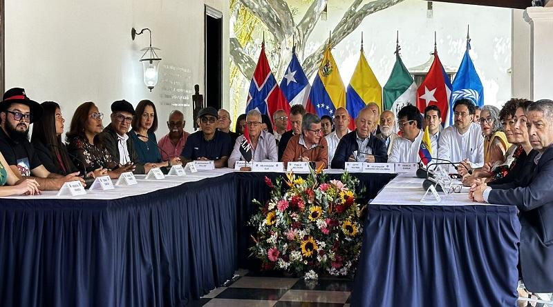 En Fotos| Cierra en Caracas reunión extraordinaria de los diálogos de paz entre el gobierno colombiano y el ELN