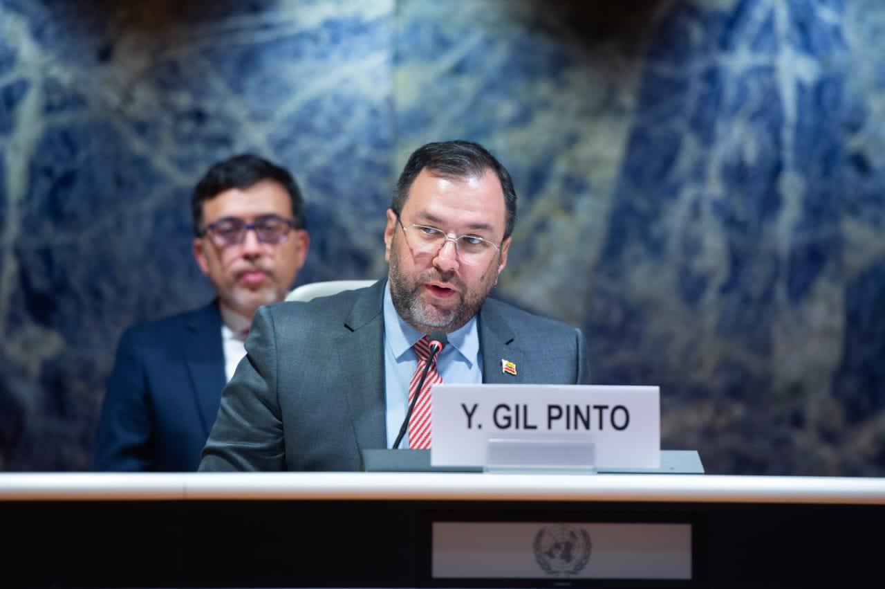 Canciller Gil destaca que Venezuela garantiza justicia y derechos sociales pese al bloqueo
