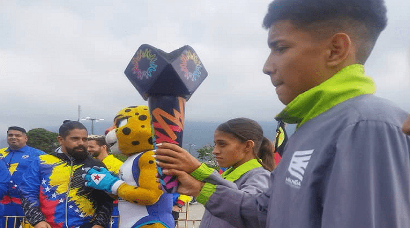 Antorcha de los V Juegos del ALBA 2023 llega al estado Miranda