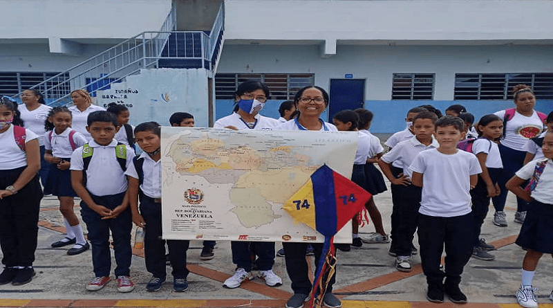 Actividad pedagógica “El Esequibo es nuestro” fomenta la identidad nacional en las escuelas