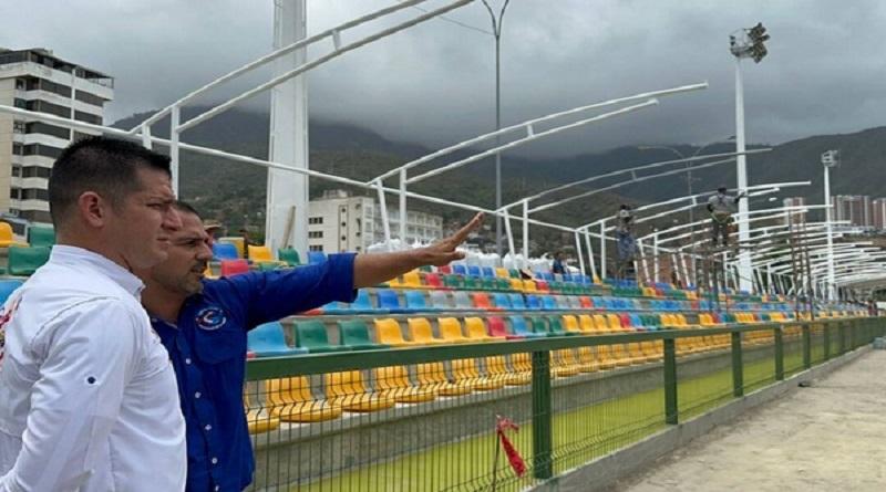 Autoridades nacionales inauguran estadio de fútbol de Camurí Chico en La Guaira