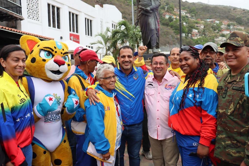 La Guaira recibe fuego sagrado de cara a los Juegos del ALBA 2023