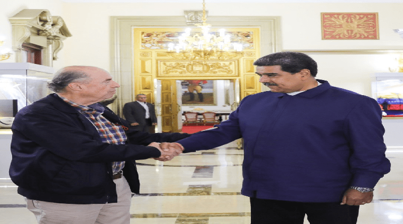 Presidente Maduro sostuvo reunión con canciller colombiano Álvaro Leyva Durán