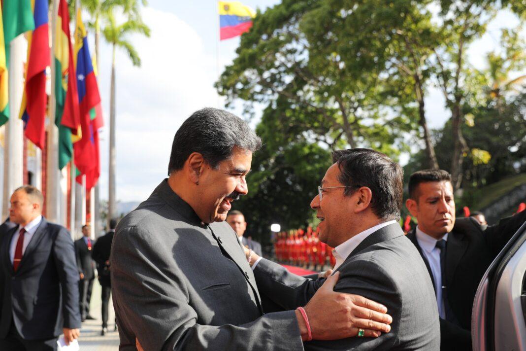 Presidente Maduro recibió en Miraflores al presidente Luis Arce de Bolivia