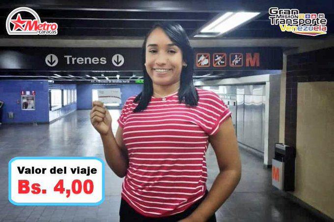 Metro de Caracas ajusta tarifa a 4 bolívares por viaje