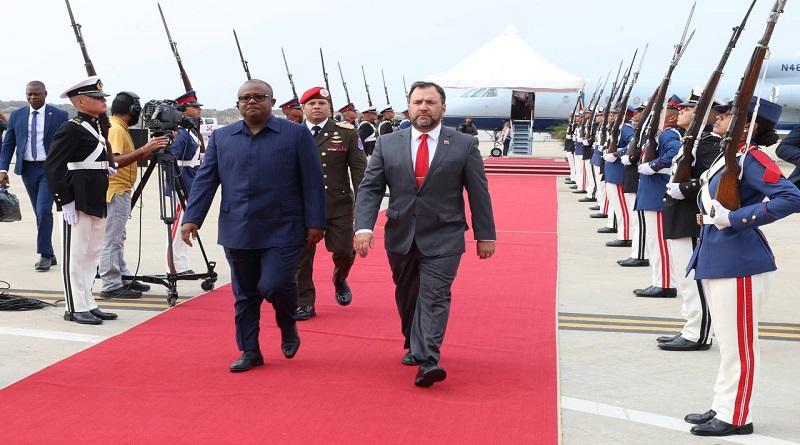 Arriba a Venezuela el presidente de la República de Guinea-Bissau