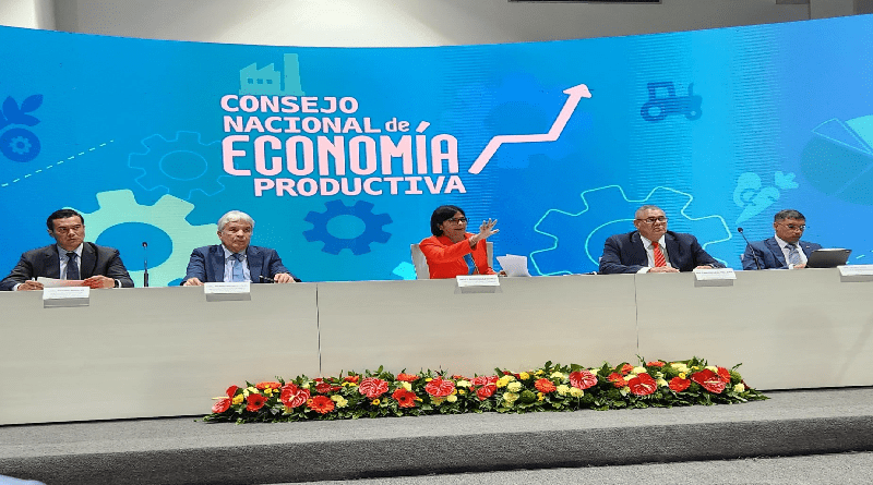 Vicepresidenta Delcy Rodríguez lidera Consejo Nacional de Economía Productiva