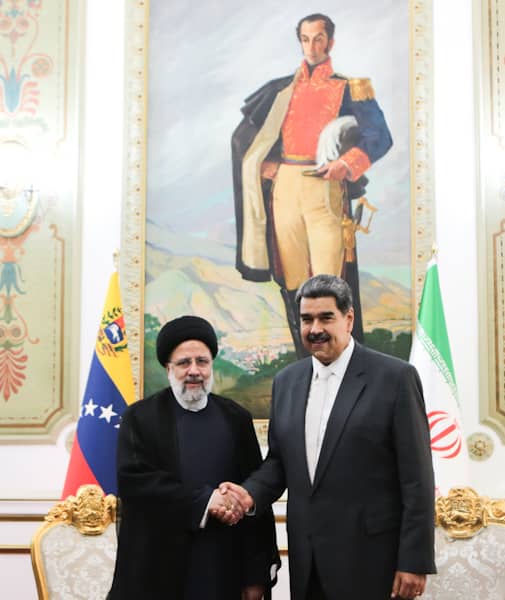 Presidente Nicolás Maduro sostiene reunión con su homólogo iraní Seyed Ebrahim Raisi