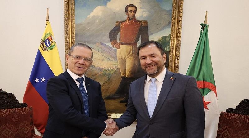 Canciller Yván Gil se reúne con ministro Mohammed Abdelhafid Henni de Argelia