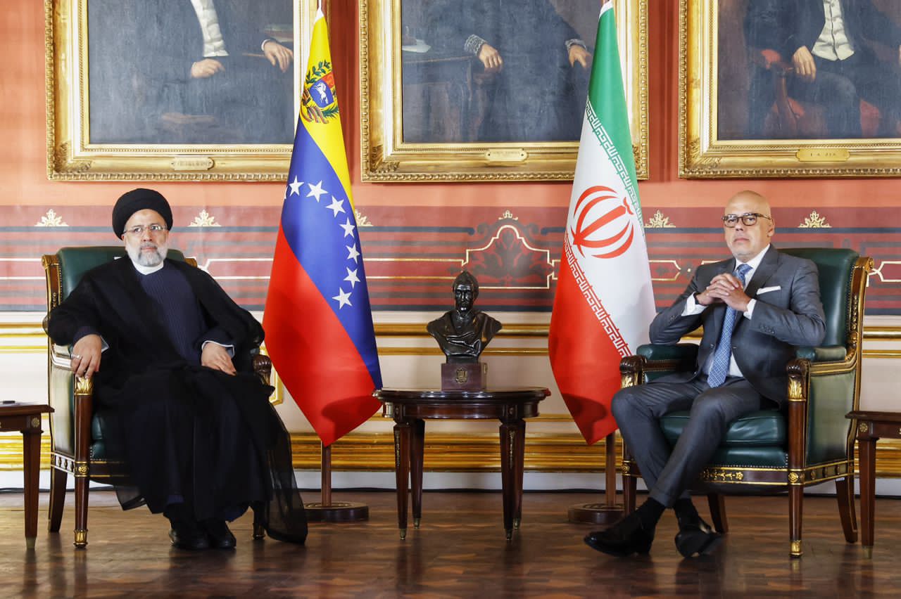 El Presidente de la Asamblea Nacional Jorge Rodríguez recibió al Mandatario Iraní