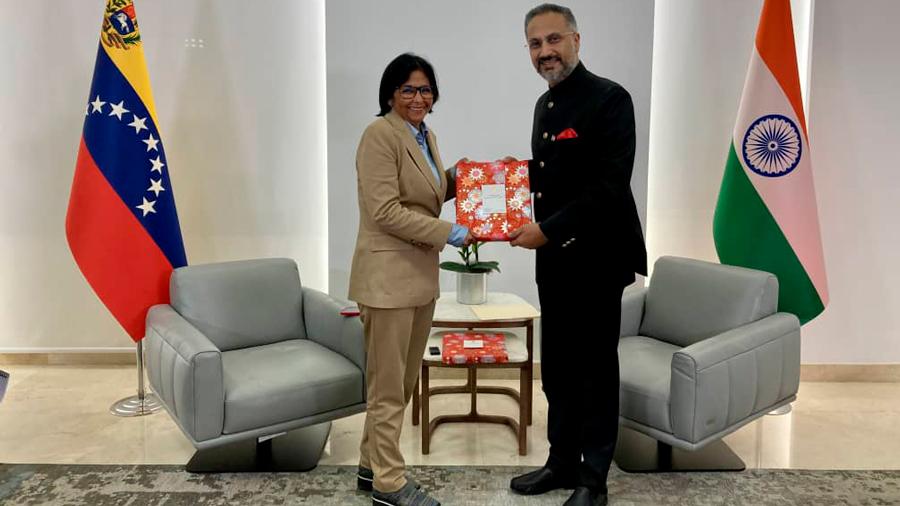 Despiden con honores al embajador de India acreditado en Venezuela Abhishek Singh