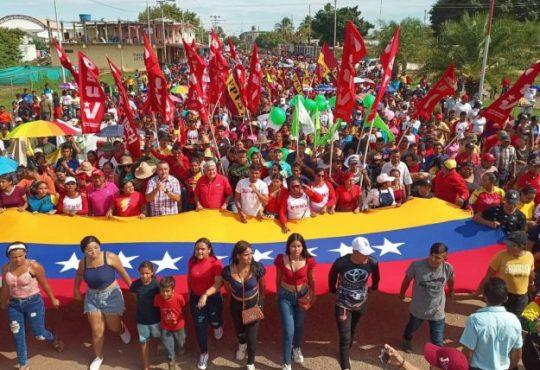 Apure | Extraordinaria marcha en la parroquia San Juan de Payara del estado Apure