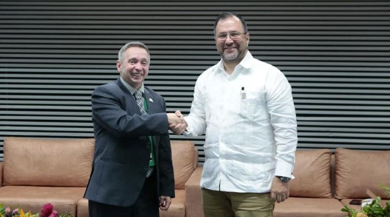Canciller Yván Gil sostiene encuentro con asesor del Banco de los BRICS