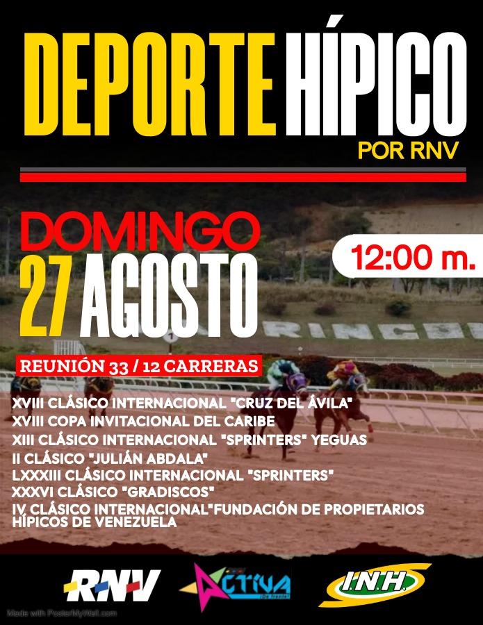 Resultados del 5y6 de La Rinconada este domingo 27 de agosto