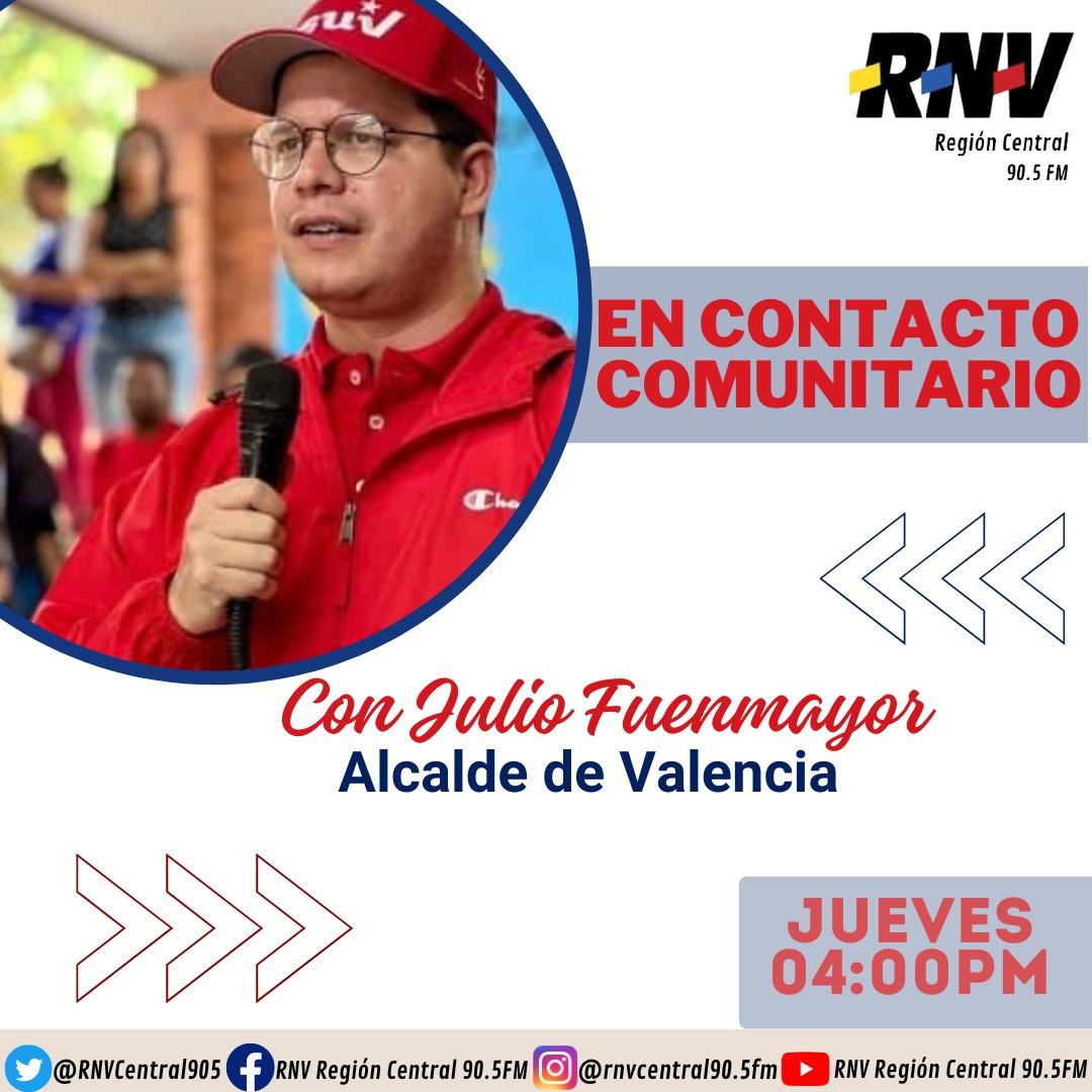 «En Contacto Comunitario» con el alcalde Julio Fuenmayor arranca este jueves por RNV Región Central