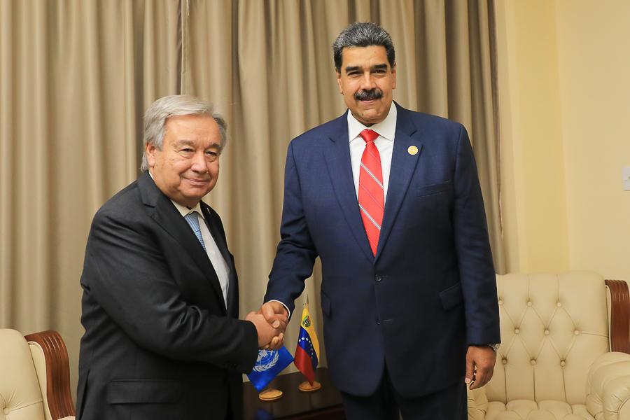 President Maduro meets with UN Secretary General in Havana