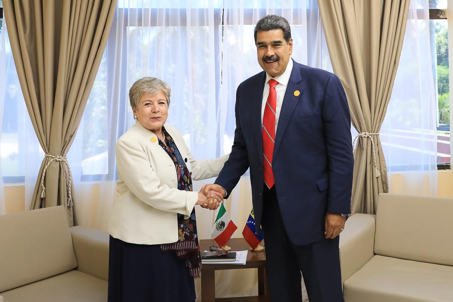 Presidente se reúne con Secretaria de Relaciones Exteriores de México