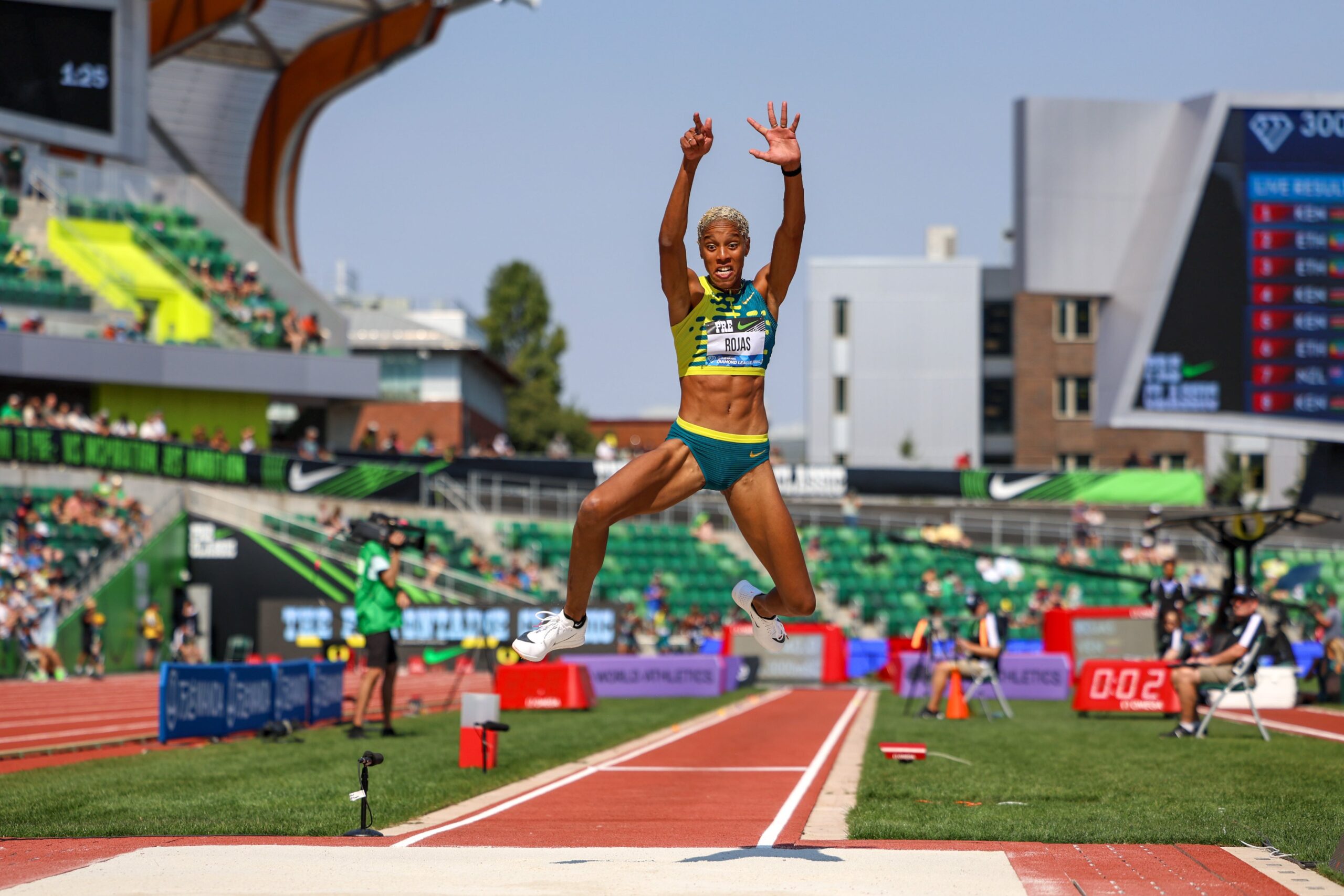 Yulimar Rojas sigue brillando y se consagra triple campeona de la Liga Diamante
