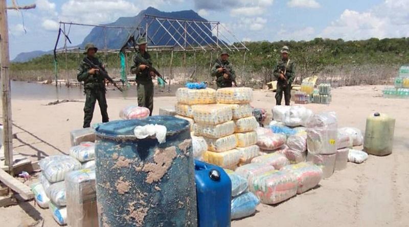 Incautan más de mil kilos de alimentos de contrabando en Amazonas
