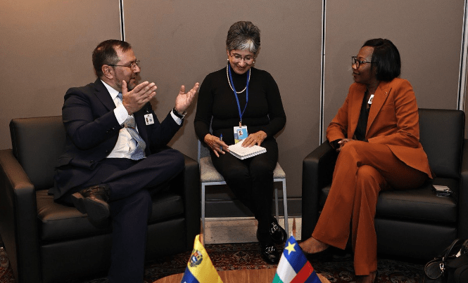 Venezuela y la República Centroafricana evalúan alianzas para el bienestar de ambos pueblos