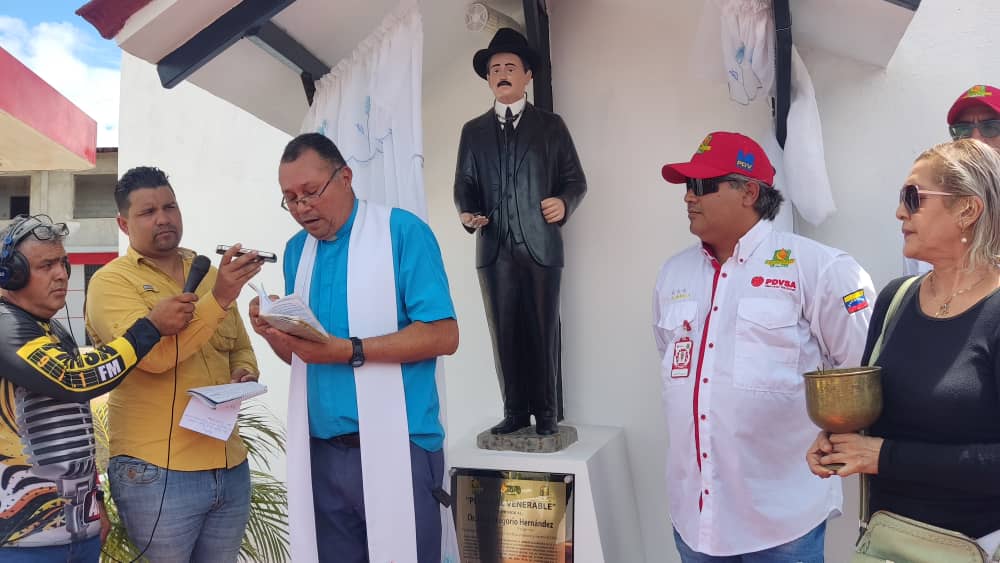 Bolívar | El Manteco celebró el natalicio del Dr. José Gregorio Hernández con Inauguración de la Plaza «El Venerable