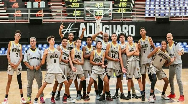 Miranda queda subcampeón en nacional de baloncesto Sub-14