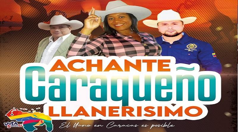 Achante Caraqueño Llanerísimo llega a Plaza El Venezolano