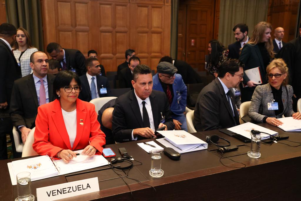 Vicepresidenta Delcy Rodriguez: Hemos venido a derrotar la pretensión de colonialismo judicial de Guyana
