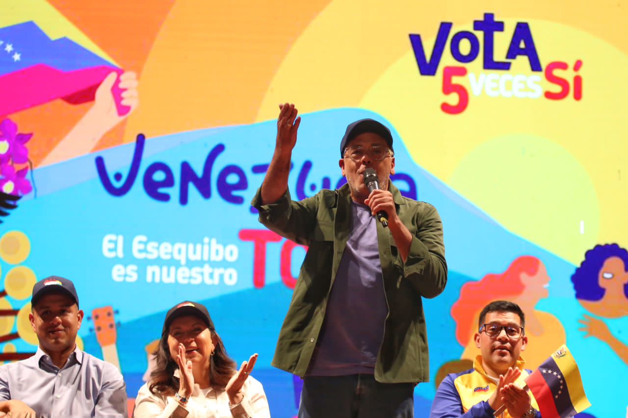 Coordinardor de campaña electoral Jorge Rodríguez llama a la unidad del pueblo para ir a votar el 3D