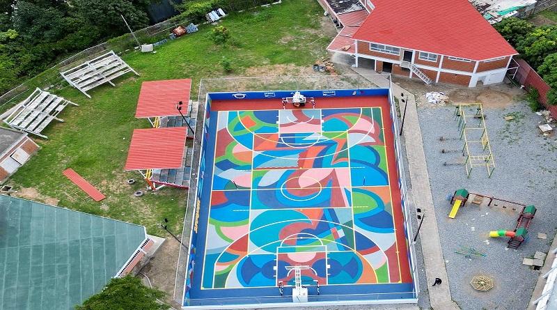Recuperan espacios deportivos en Núcleo de Desarrollo Endógeno Fabricio Ojeda