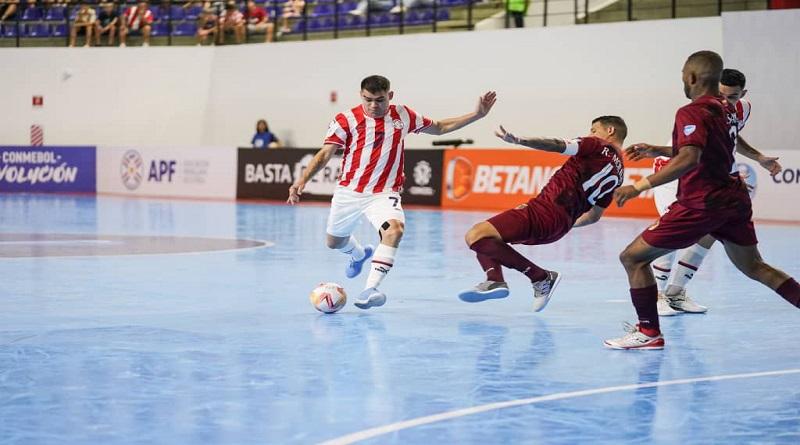 Venezuela iguala contra Paraguay y sigue con vida en la Copa América de Futsal