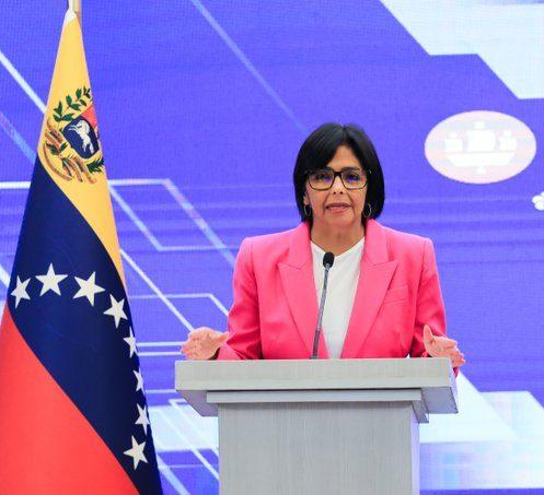 Vicepresidenta Delcy Rodríguez exhorta a Lacalle Pou a dejar de inmiscuirse en los asuntos de Venezuela