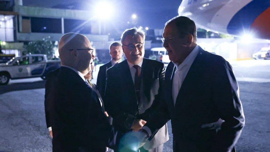 Canciller de Rusia Serguéi Lavrov llega a Venezuela en gira de trabajo