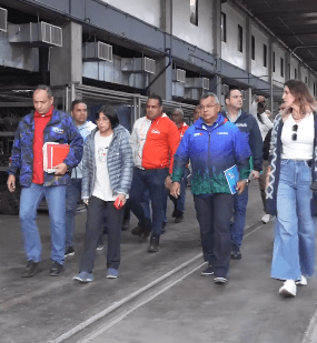 Vicepresidenta Delcy Rodríguez inspecciona trabajos en Metro de Caracas