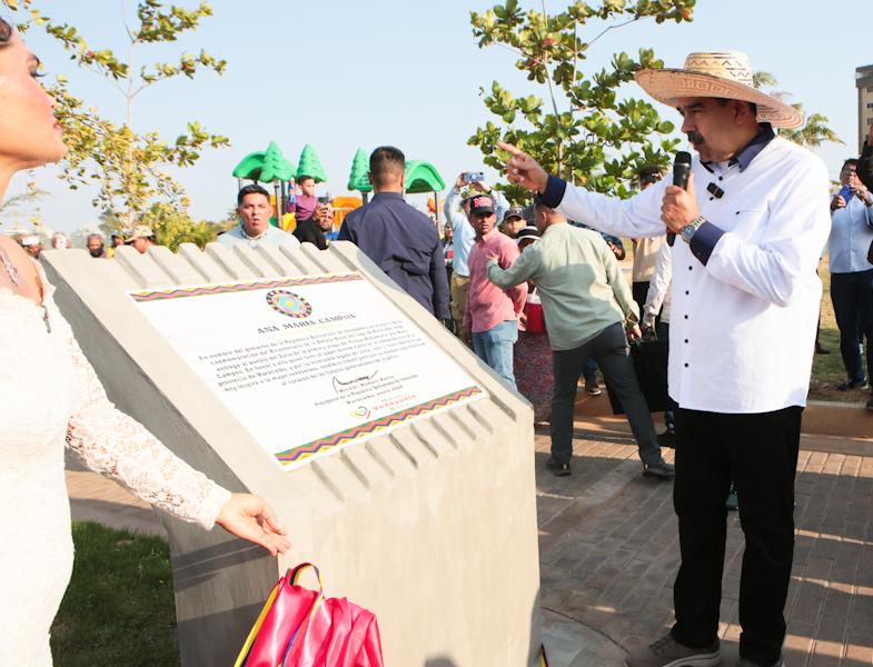 Presidente Maduro visita el Parque Monumental Ana María Campos en arranque de su segunda fase
