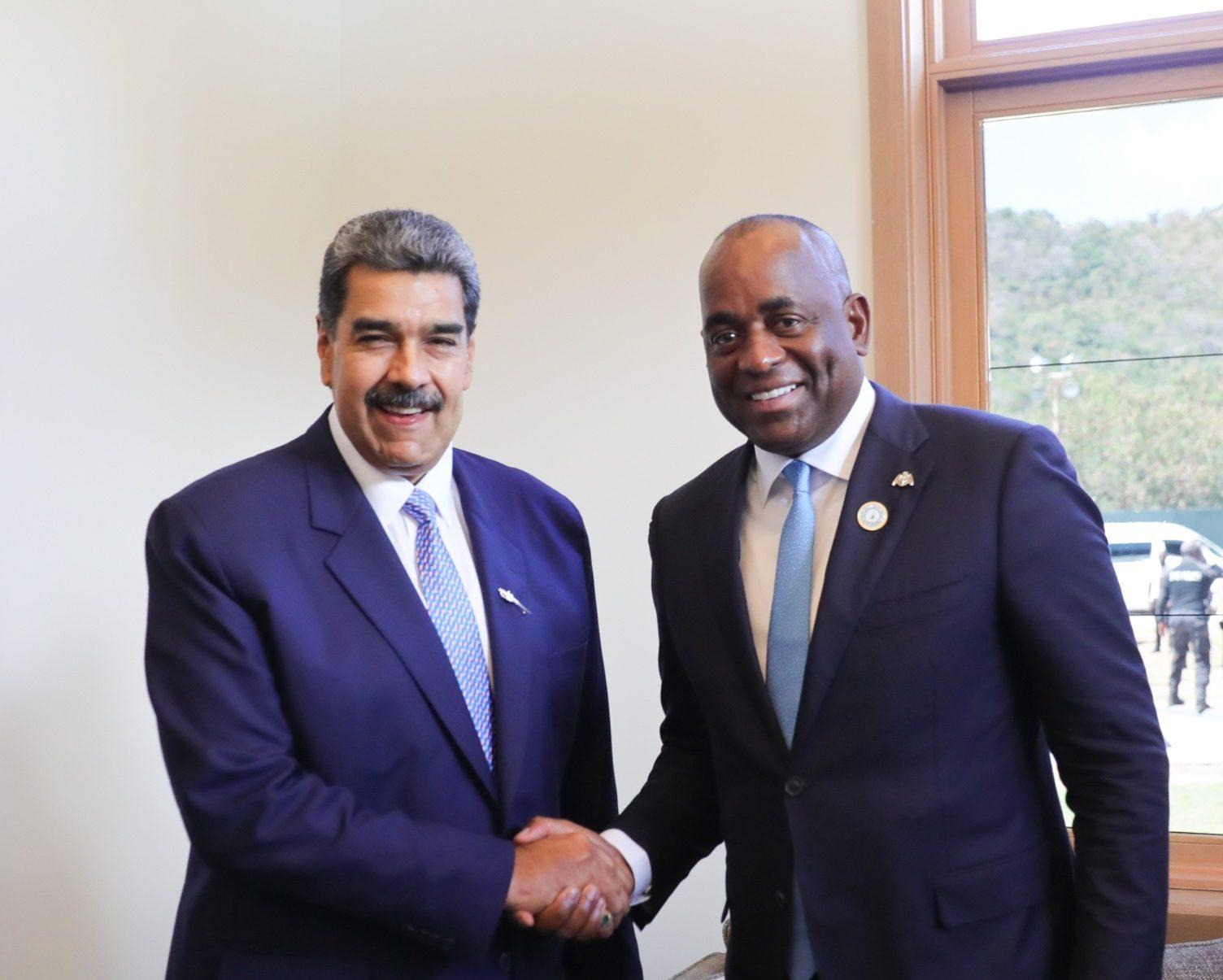 Presidente Maduro sostuvo encuentro con el primer ministro de Dominica
