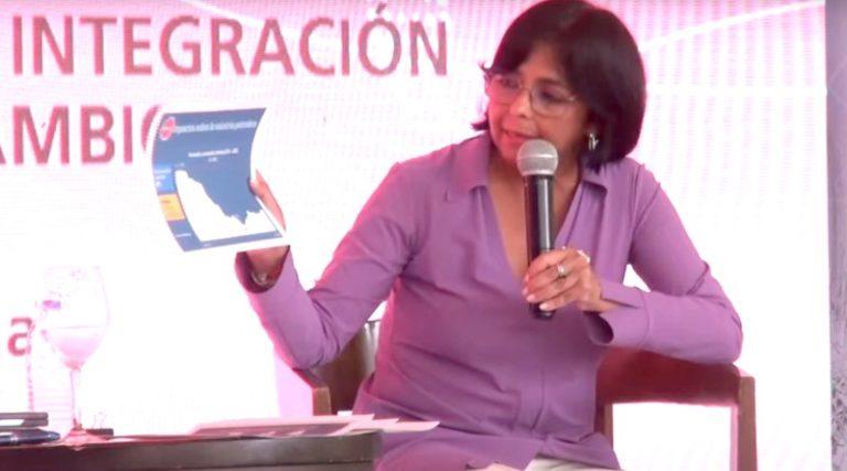 Vicepresidenta Delcy Rodríguez: Medidas coercitivas son instrumentos de agresión contra los pueblos