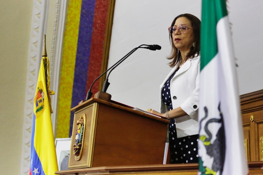 Tania Díaz llama alzar las banderas de Bolívar ante amenazas imperiales