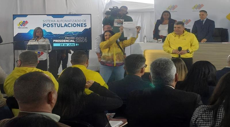Presentan candidatura presidencial de José Brito ante el CNE