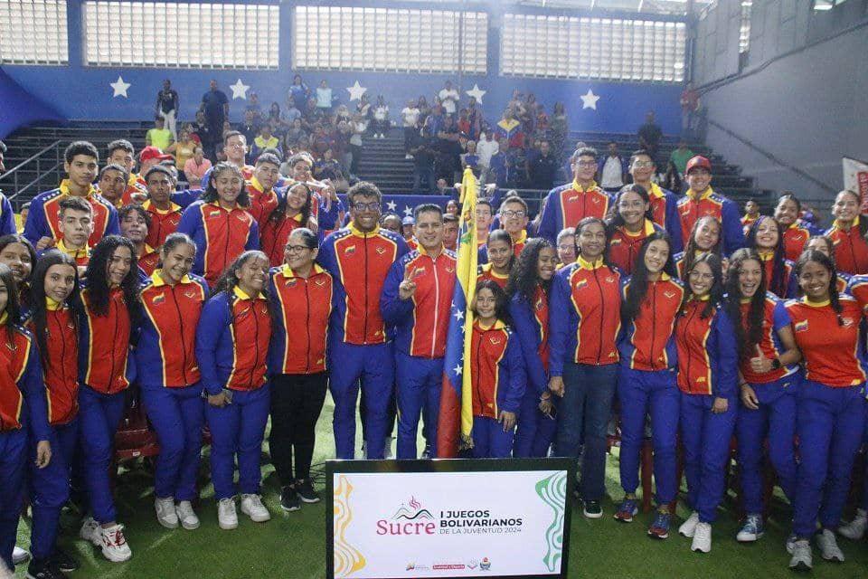 Abanderamiento de la delegación venezolana rumbo a los Juegos Bolivarianos de la Juventud