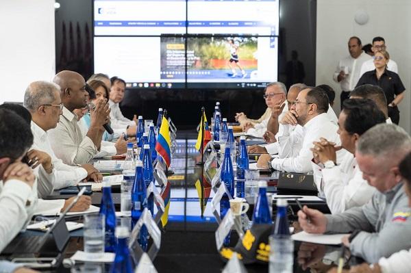 Cancilleres de la Comisión de Vecindad e Integración Colombia-Venezuela acuerdan seis puntos de interés para ambas naciones