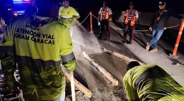 Culmina reparación del kilómetro 62 de la Autopista Gran Mariscal de Ayacucho