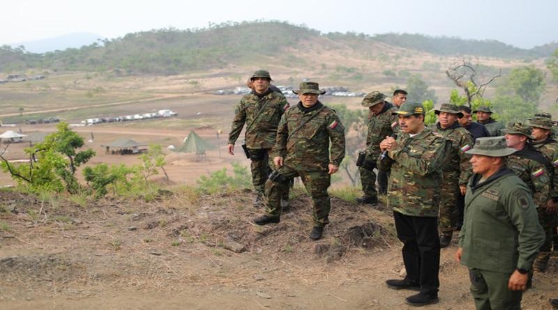President Maduro witnessed war maneuvers in El Pao, Cojedes state