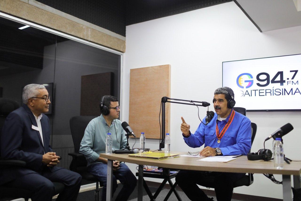 Presidente Maduro inauguró Emisora Gaiterísima 94.7 FM