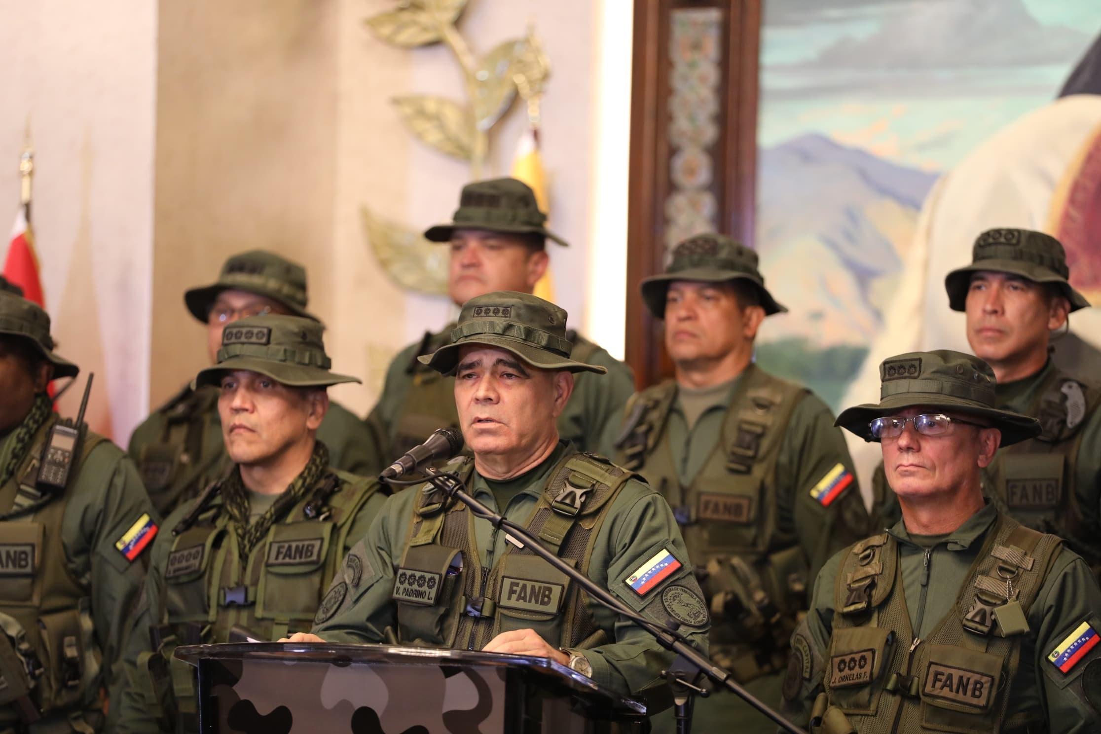 FANB denounces coup d’état and ratifies loyalty to the constitutional order
