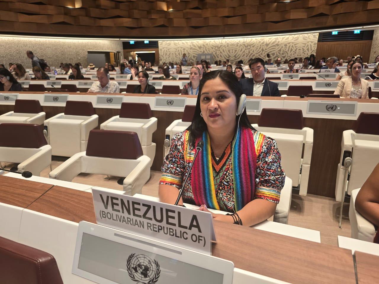 Pueblos Originarios de Venezuela resaltan logros ante la ONU