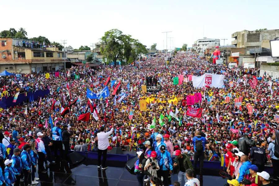 Maduro en Bolívar: El pueblo no quiere a la extrema derecha en la presidencia del país