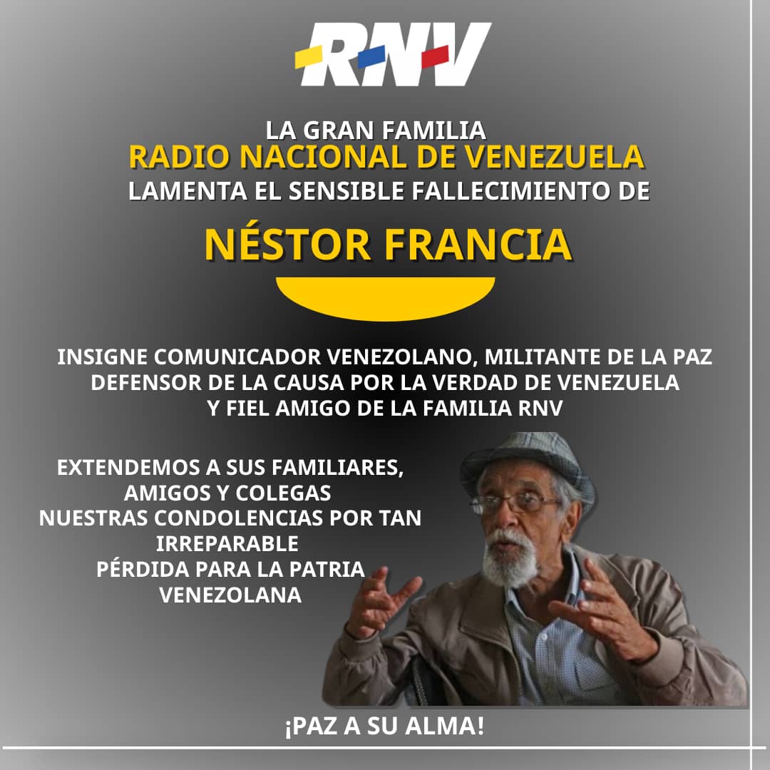 Fallece poeta y ensayista Néstor Francia