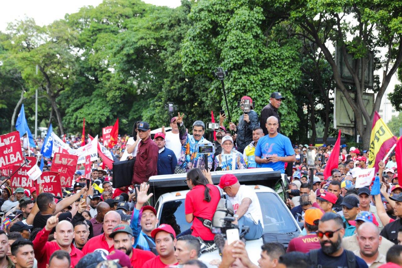 Presidente Maduro se sumó a la Gran Marcha por la Victoria en Caracas