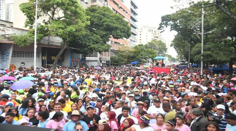 Juventud Patriótica del PSUV celebra sus 16º aniversario con movilización en Caracas